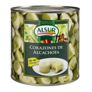 Alcachofas corazon lata 3 kgr