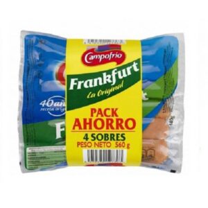 Salchichas frankfurt pack de 4 unid  Campofrio