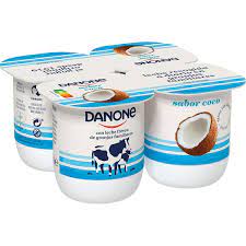 Danone sabor coco  4 unid