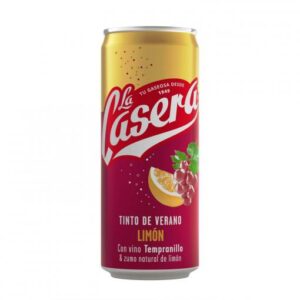 Vino tinto de verano limon lata 24 unid