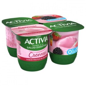 danone activia frutos silvestres 4 unid