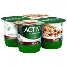 danone activia muesli 4 unid