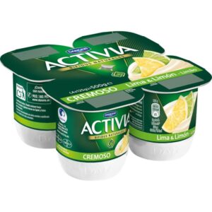 Danone activia Lima-limón 4 unid