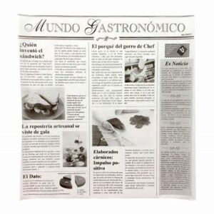 Papel periodico antigrasa 29*30 cm  1000 unid