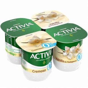 danone activia vainilla 4 unid