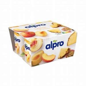 Alpro melocoton/pera  4 unid