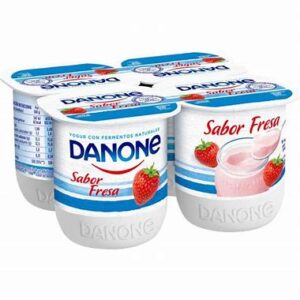 Danone fresa 4 unid