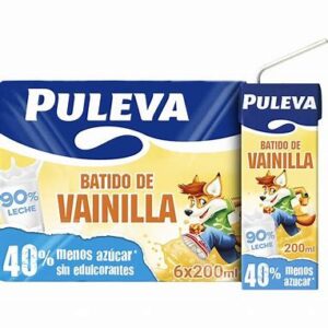 batidos puleva Vainilla brick  200 ml pack 6 ud