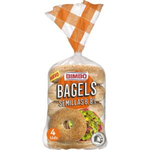 Bagels Bimbo semilas 300 gr  5 unid