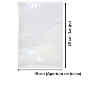 Bolsa de vacio 15*20  90 micras 100 uni