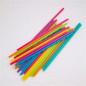 Cañitas RIGIDA de colores 250 unid