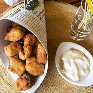 Cazon adobo enharinado 8*400 gr