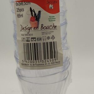 Copa alta 65 ml  25 unid  MEB05 