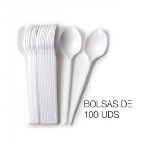 Cucharilta plastico 100 unid