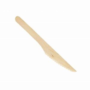 Cuchillo de madera 100 uni  16 5 cm 