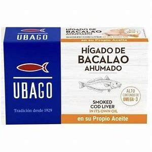 Higado de bacalao ubago 125 gr 