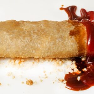 Hojaldre cordero berenjena manzana 20 u   120 gr 