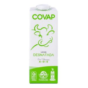 Leche covap desnatada ltr