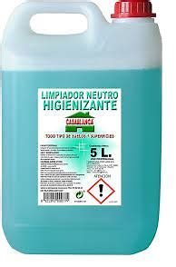Limpiador higienizante neutro 5 ltr