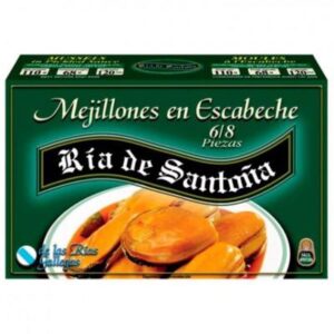 Mejillones escabeche GRANDES  3/4  125 GR