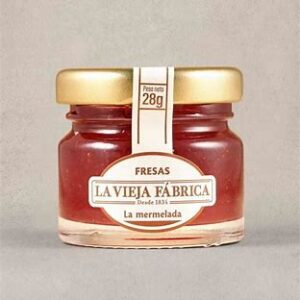 Mermelada de fresa porción cristal 24 unid
