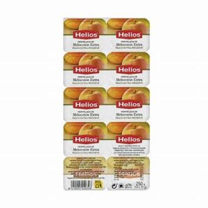 Mermelada porcion melocoton Helios 80 unid
