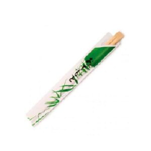 Palillos bambu con funda blanco   5P03033 