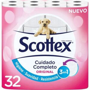 Papel higiénico scotex 32 rollos
