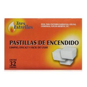 Pastilla enciende barbacoa T Estrellas 32 unid