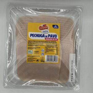 Pechuga de pavo lonchas campofrio 500 gr