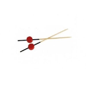 Picks Bambu rojo/negro 12 cm  100 unid