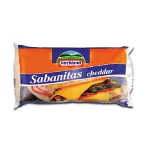 Queso Cheddar sabanitas 250 GR