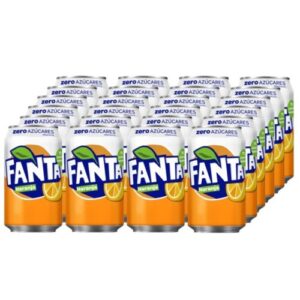 Refresco Fanta de naranja lata  ZERO 24 uni