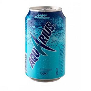 Refresco acuarius NARANJA lata  caja 24 unid