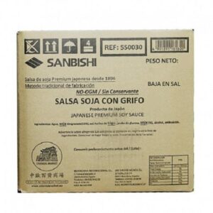 Salsa de soja Sanbishi 18 ltr baja en sal  5S0099 