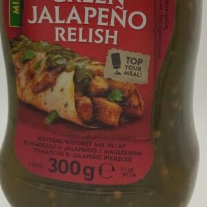 Salsa jalapeños green Relish 300 gr 