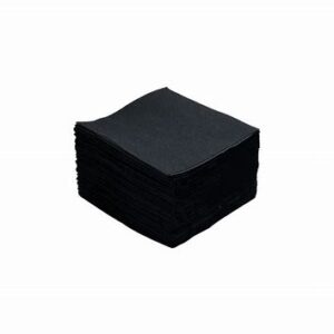 Servilletas 20*20  negras 100 unid 