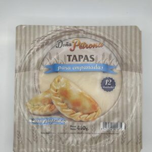 Tapas de empanadas 14cm  docena