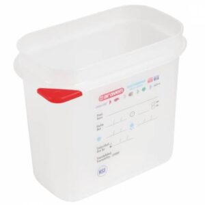 Tupper gastro 1 1  ltr  1/6 