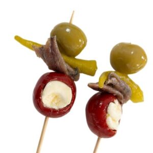 Gilda de Anchoa cherry-queso 40 unid