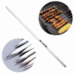 Brocheta metalica 35 cm  6 unid