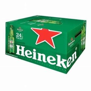 Cerveza heineken caja tercios  24 unid