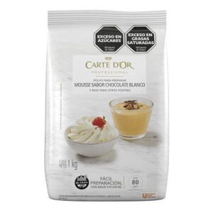 Mousse de chocolate blanco Carte Dór 800 gr 
