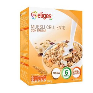 Muesli crujiente sin azucar 500 gr 
