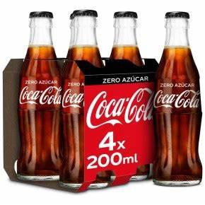 Refresco Coca Cola ZERO botellin caja