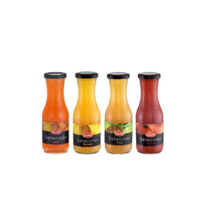 Zumo piña 200 ml cristal CAJA 24 UNID