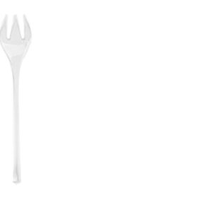 Mini tenedor  transparente 10 cm  200 unid