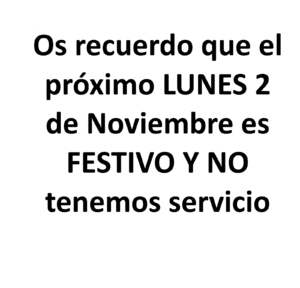 festivo noviembre